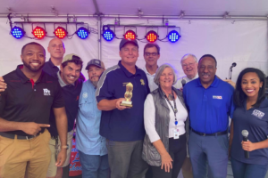 LC Sheriff Jay Koon wins Blowfish Boiled Peanut Eating Contest at SC State Fair