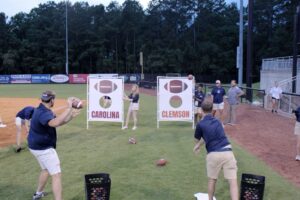 Football at a Baseball Game…Absolutely!