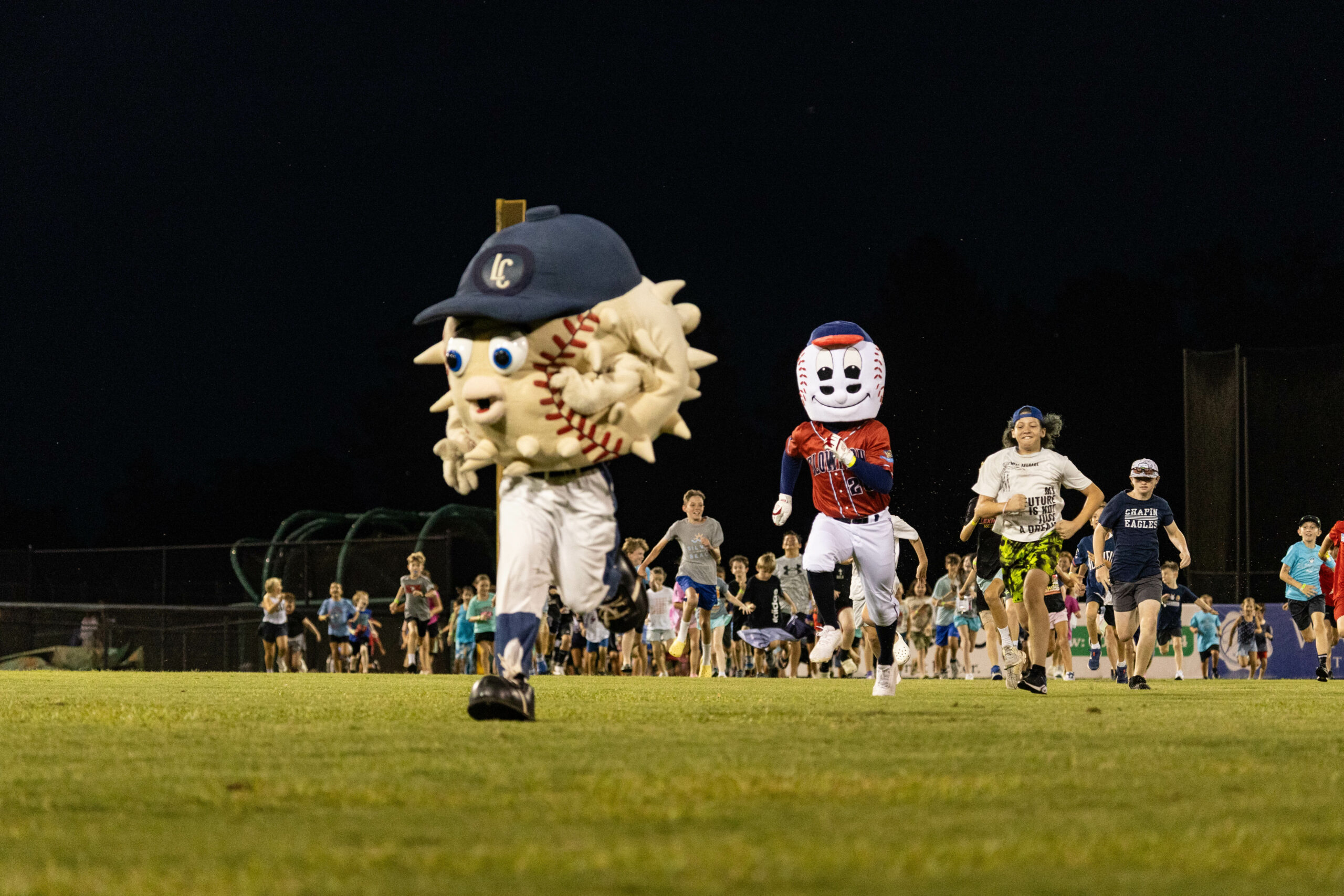 Mascot Chase-Fun at the Ballpark!