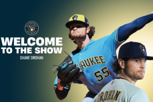 Drohan makes MLB debut for Brewers
