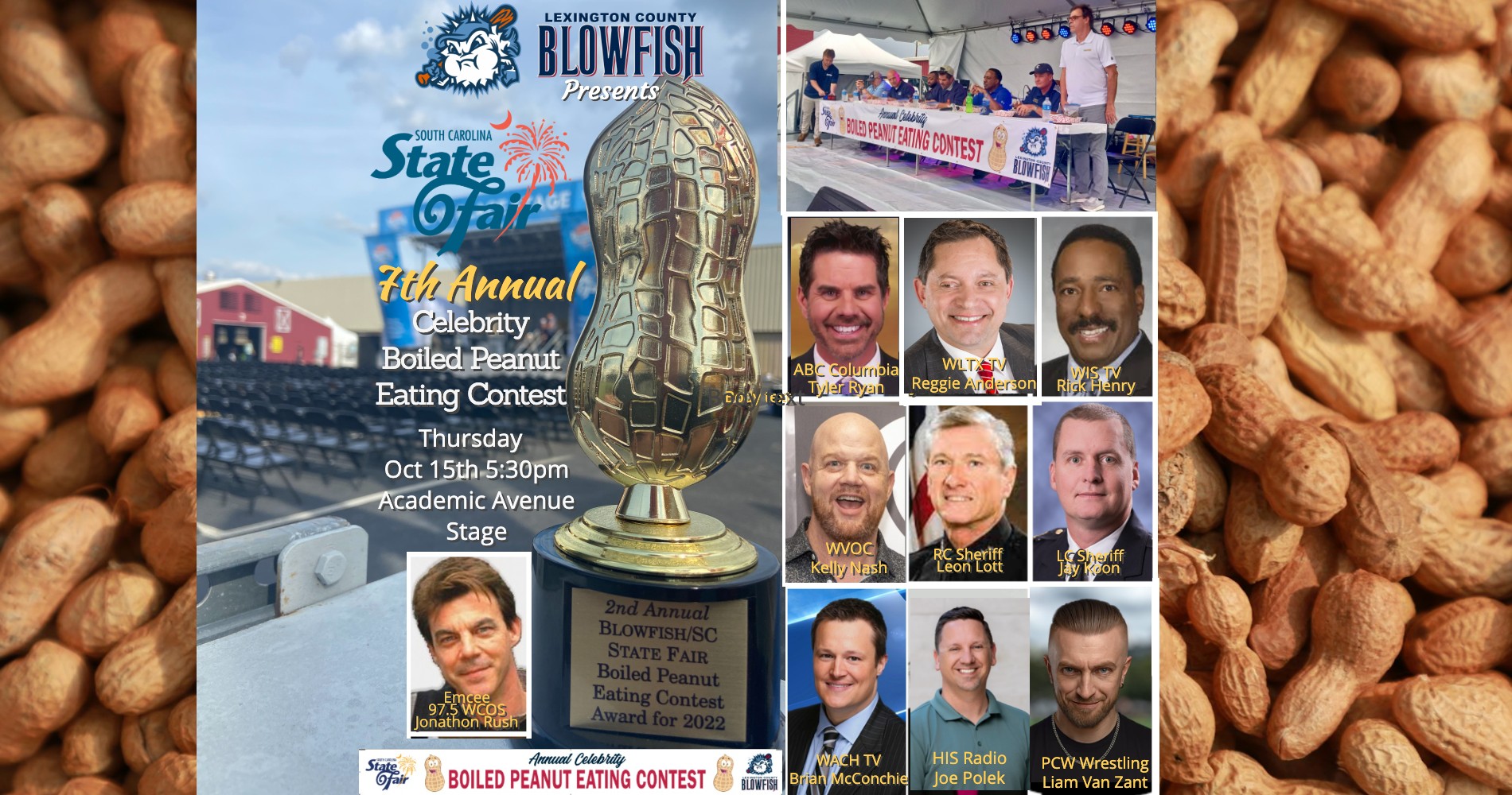 SC State Fair Celebrity Boiled Peanut Eating Contest!